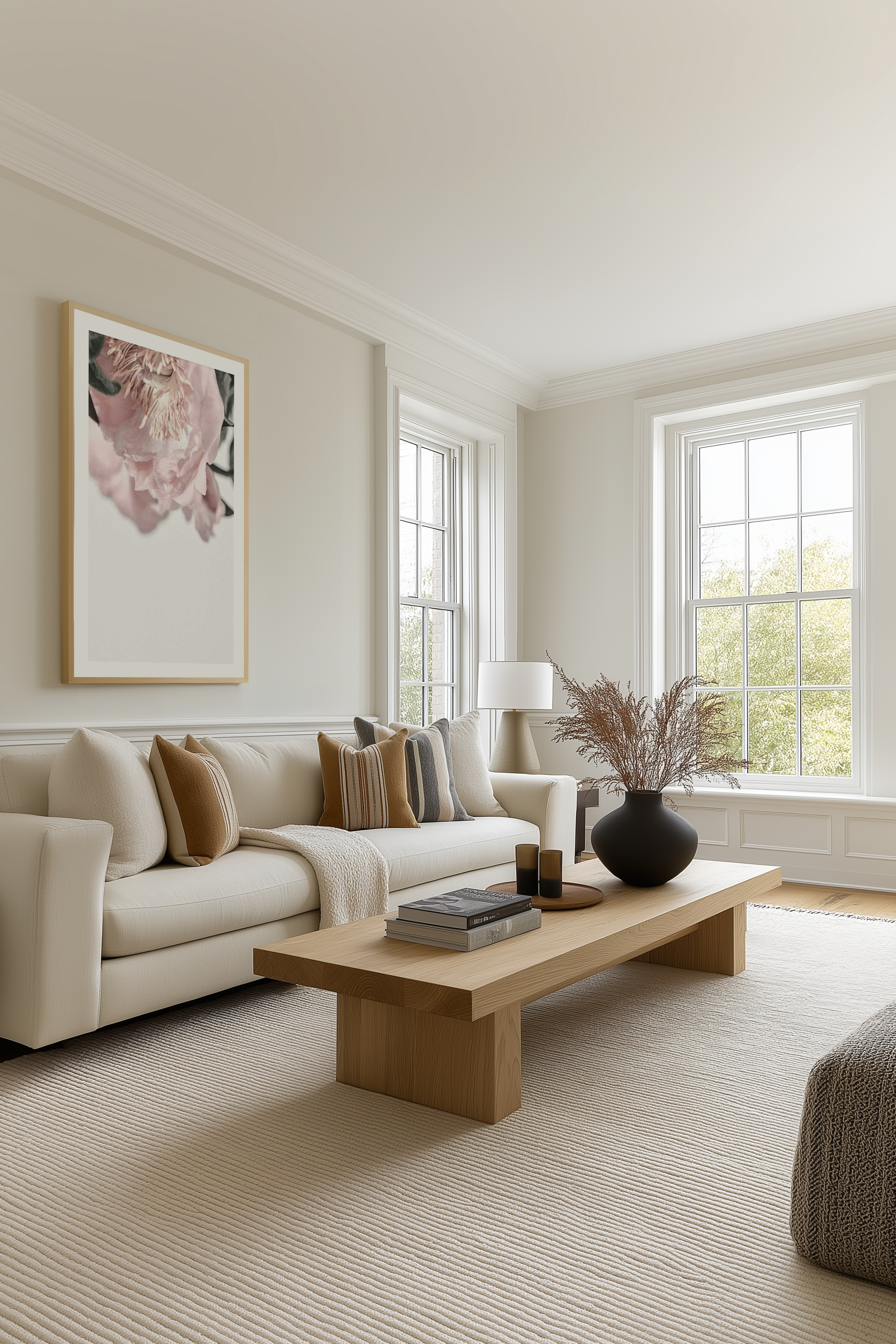 Parisian Peonies Art Print from Olive et Oriel where you can shop wallpaper and artworks online