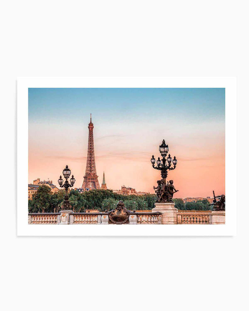 Parisian Sunsets Art Print