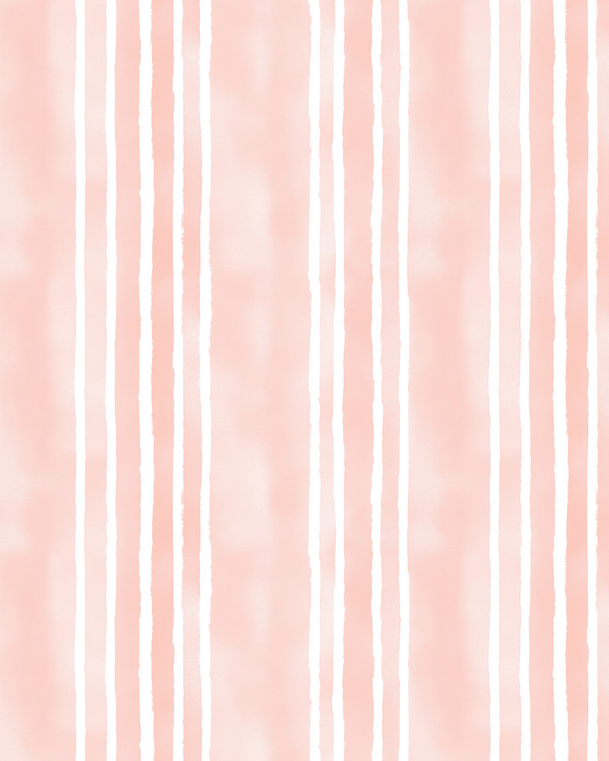 Parisian Pink Stripe Wallpaper from Olive et Oriel where you can shop wallpaper and artworks online