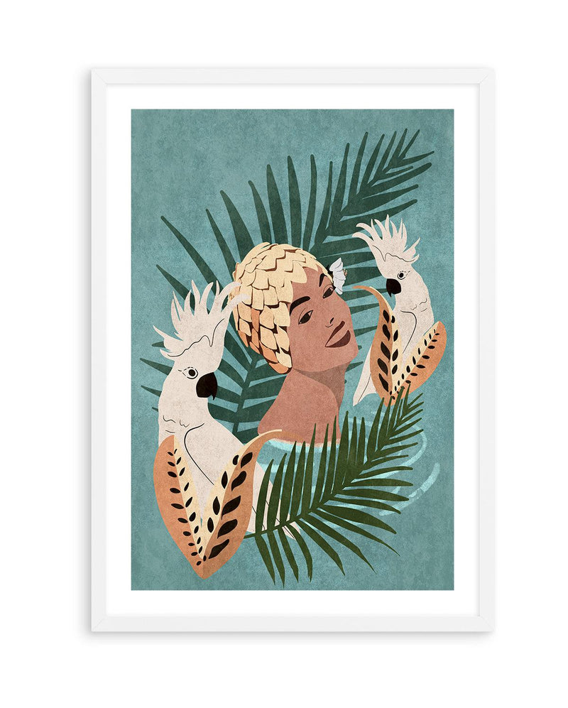 Parrot and Beauty By Emel Tunabylu | Art Print