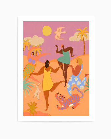Party by Arty Guava | Art Print from Olive et Oriel where you can shop wallpaper and artworks online