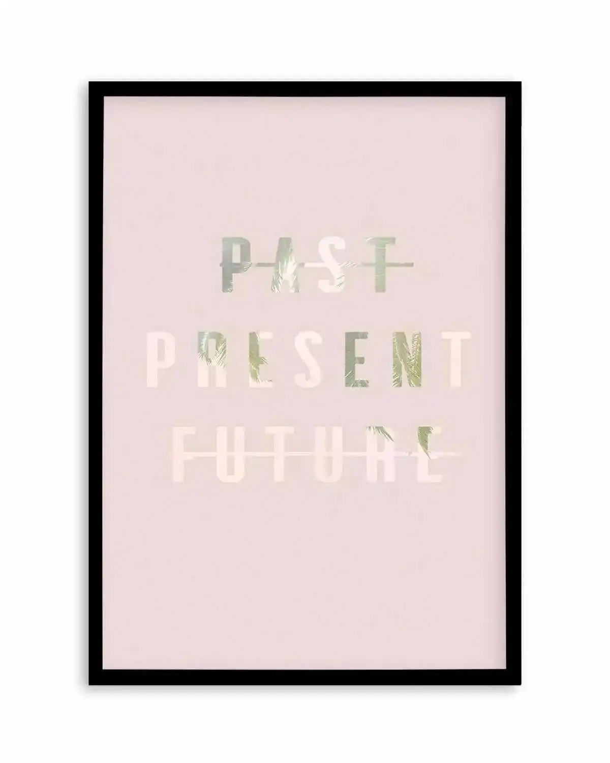 Past Present Future | Blush Art Print from Olive et Oriel where you can shop wallpaper and artworks online