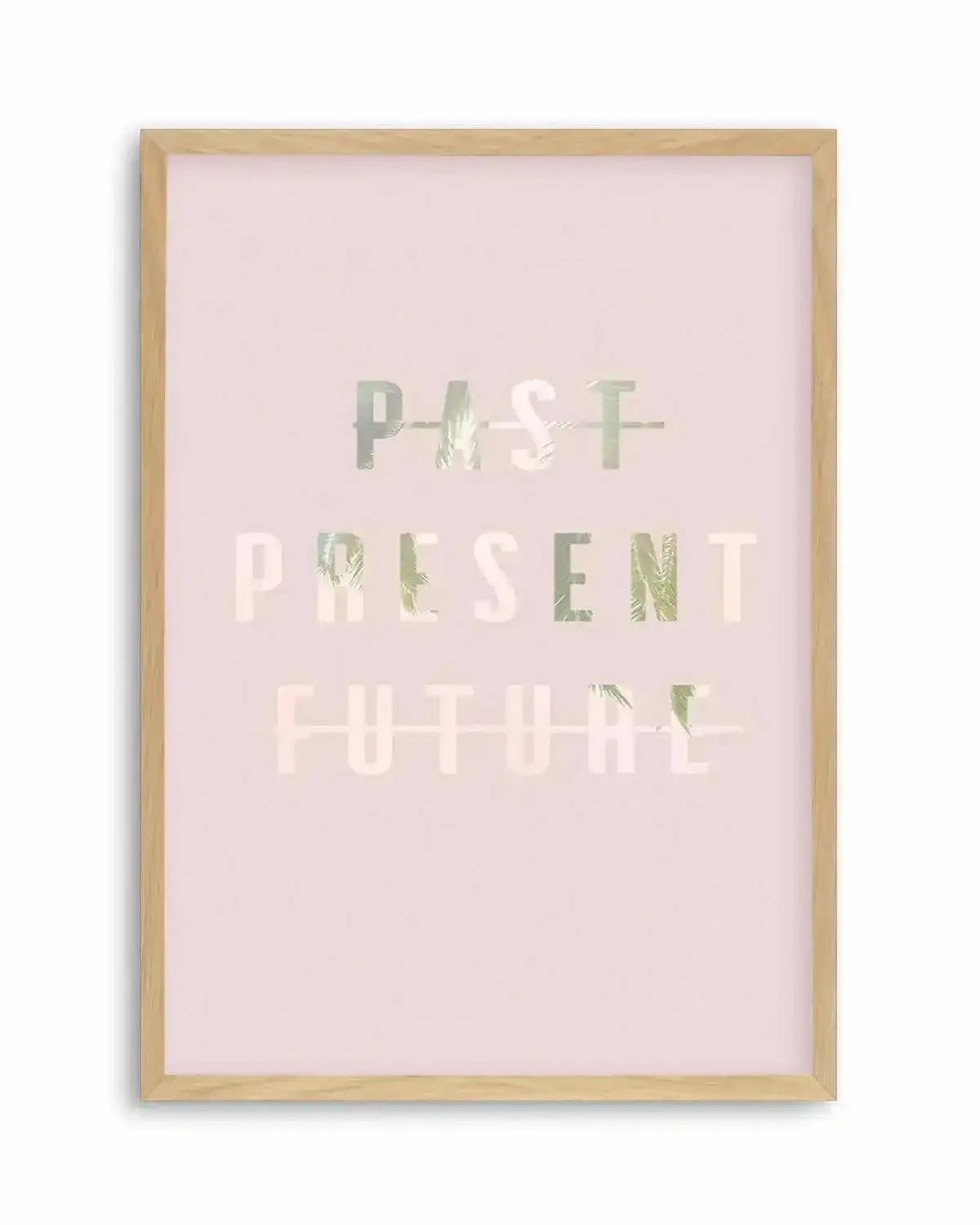 Past Present Future | Blush Art Print from Olive et Oriel where you can shop wallpaper and artworks online
