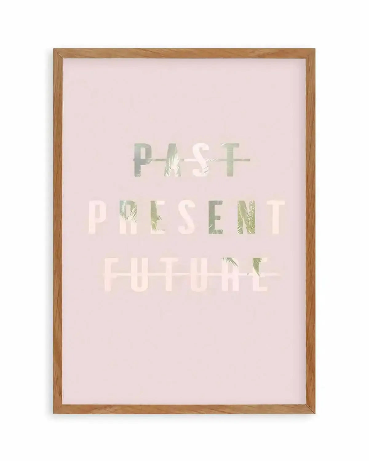 Past Present Future | Blush Art Print from Olive et Oriel where you can shop wallpaper and artworks online