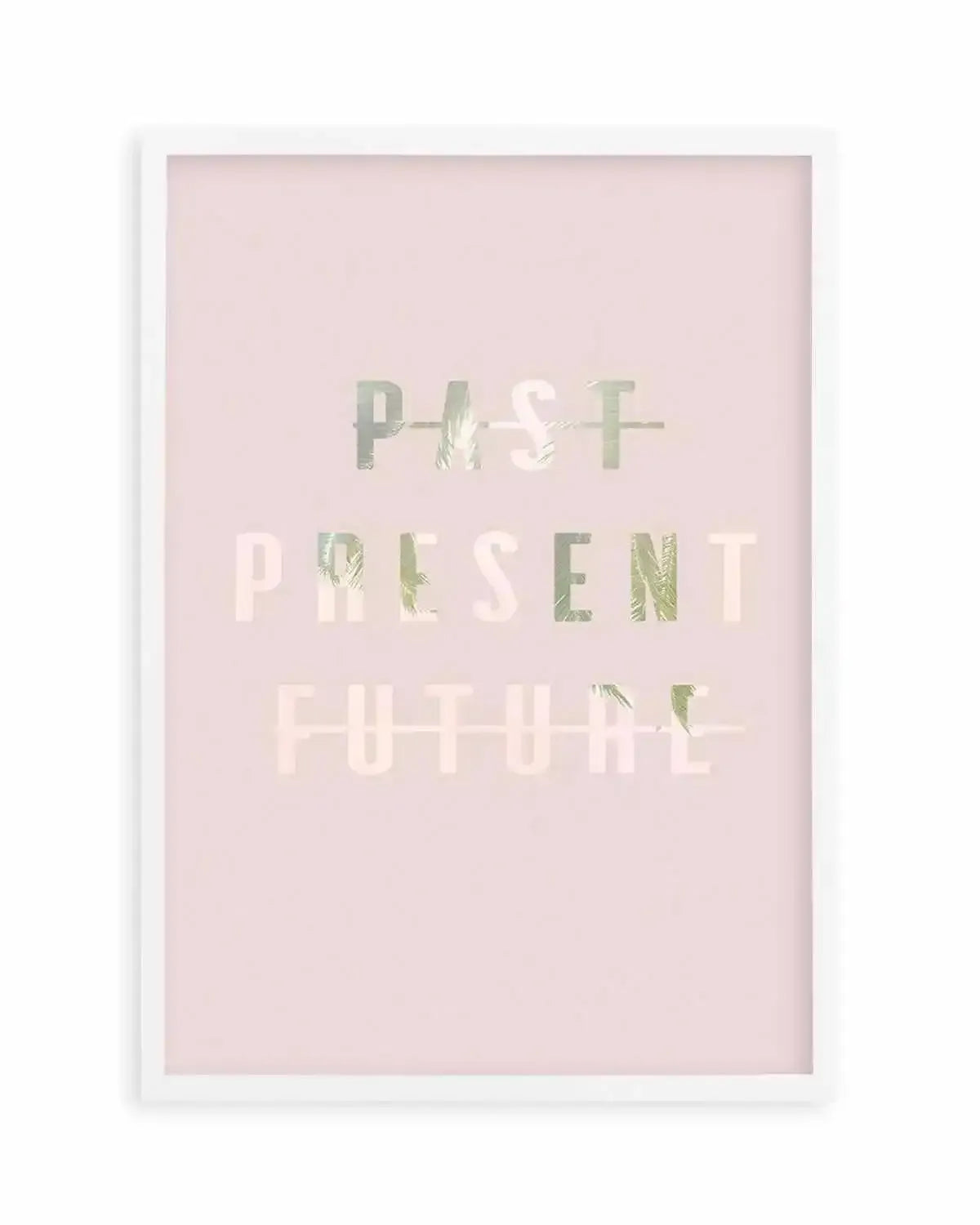Past Present Future | Blush Art Print from Olive et Oriel where you can shop wallpaper and artworks online