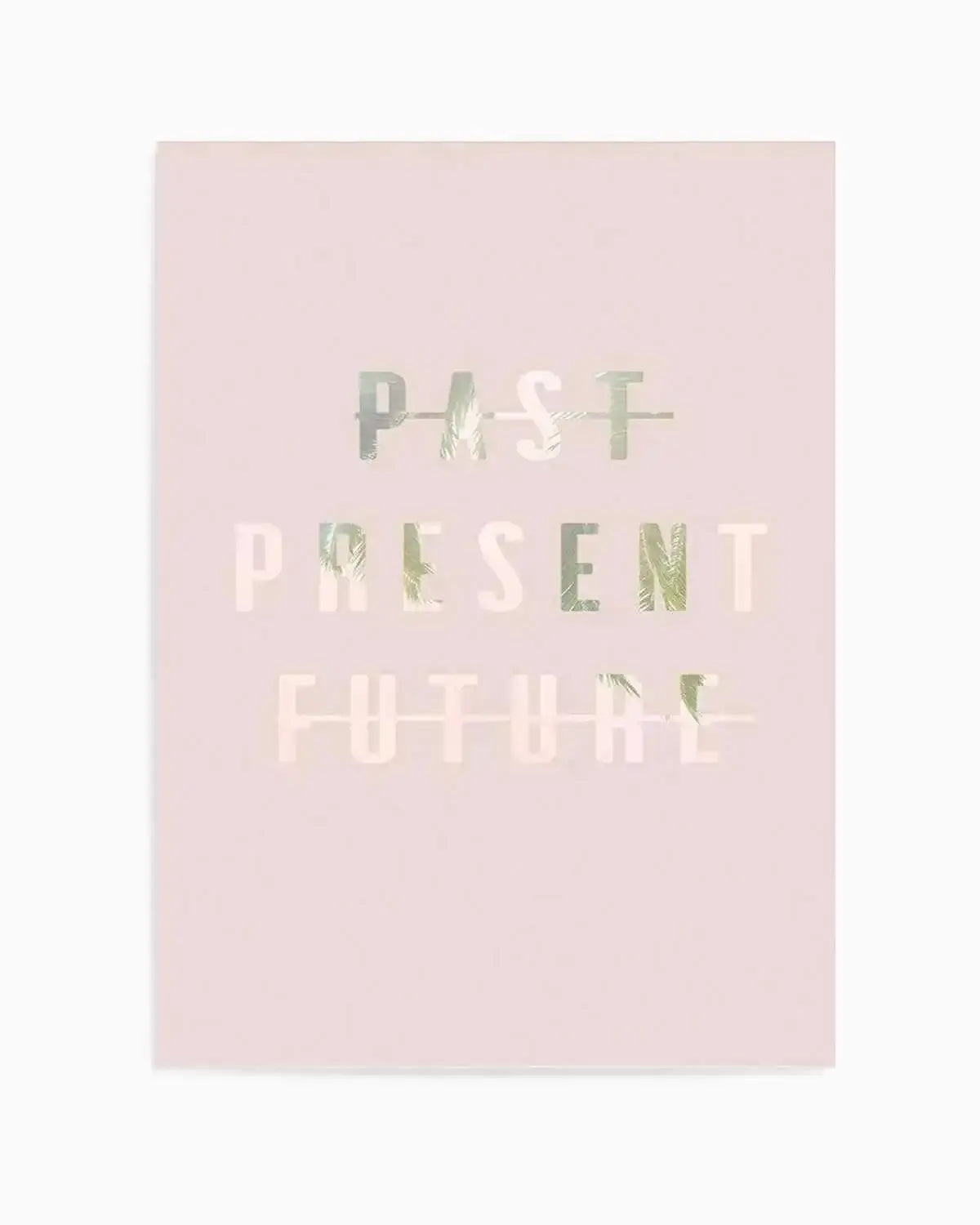 Past Present Future | Blush Art Print from Olive et Oriel where you can shop wallpaper and artworks online