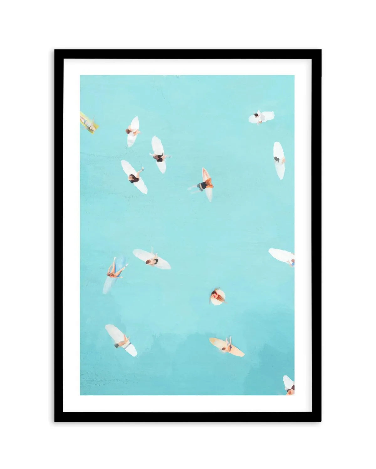 Past the Break I Art Print-PRINT-Olive et Oriel-Jess Mckinnon-A5 | 5.8" x 8.3" | 14.8 x 21cm-Black-With White Border-Buy-Australian-Art-Prints-Online-with-Olive-et-Oriel-Your-Artwork-Specialists-Austrailia-Decorate-With-Coastal-Photo-Wall-Art-Prints-From-Our-Beach-House-Artwork-Collection-Fine-Poster-and-Framed-Artwork