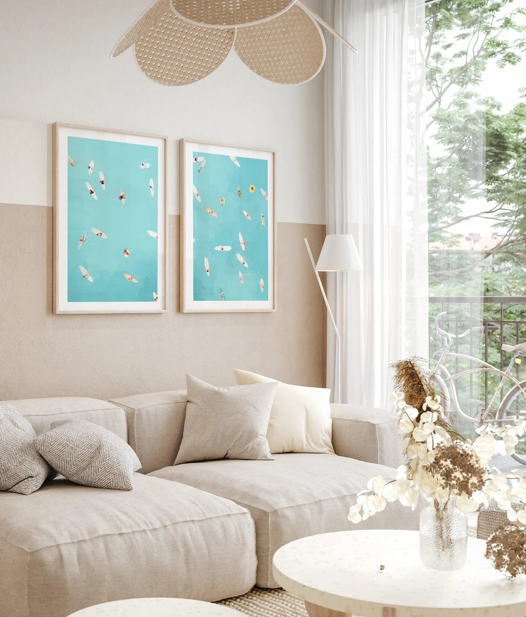 Past the Break I Art Print-PRINT-Olive et Oriel-Jess Mckinnon-Buy-Australian-Art-Prints-Online-with-Olive-et-Oriel-Your-Artwork-Specialists-Austrailia-Decorate-With-Coastal-Photo-Wall-Art-Prints-From-Our-Beach-House-Artwork-Collection-Fine-Poster-and-Framed-Artwork