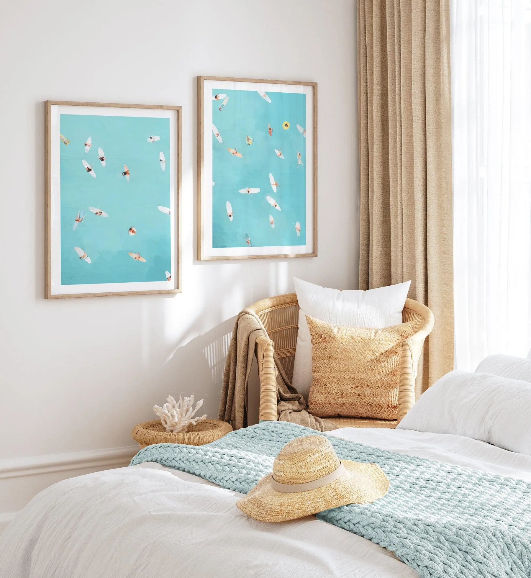 Past the Break II Art Print-PRINT-Olive et Oriel-Jess Mckinnon-Buy-Australian-Art-Prints-Online-with-Olive-et-Oriel-Your-Artwork-Specialists-Austrailia-Decorate-With-Coastal-Photo-Wall-Art-Prints-From-Our-Beach-House-Artwork-Collection-Fine-Poster-and-Framed-Artwork