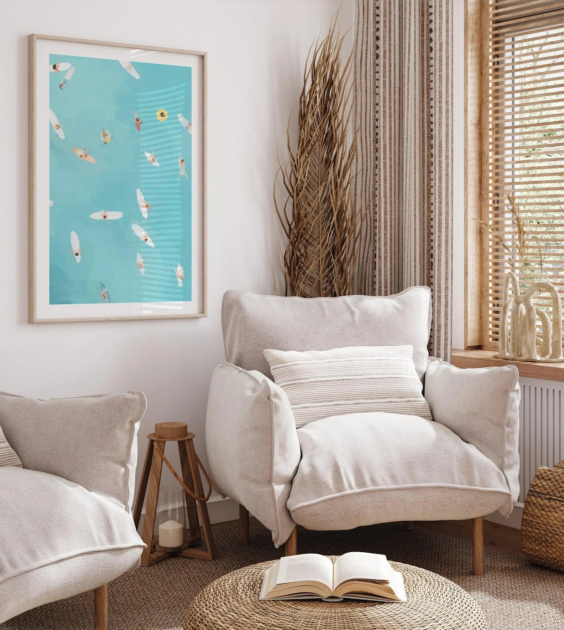 Past the Break II Art Print-PRINT-Olive et Oriel-Jess Mckinnon-Buy-Australian-Art-Prints-Online-with-Olive-et-Oriel-Your-Artwork-Specialists-Austrailia-Decorate-With-Coastal-Photo-Wall-Art-Prints-From-Our-Beach-House-Artwork-Collection-Fine-Poster-and-Framed-Artwork