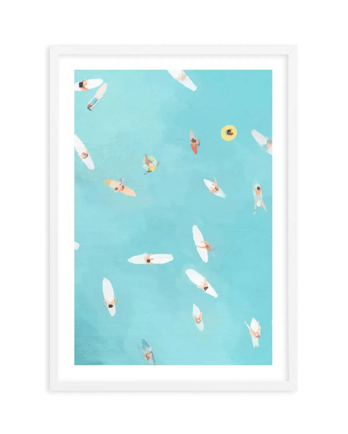 Past the Break II Art Print-PRINT-Olive et Oriel-Jess Mckinnon-A5 | 5.8" x 8.3" | 14.8 x 21cm-White-With White Border-Buy-Australian-Art-Prints-Online-with-Olive-et-Oriel-Your-Artwork-Specialists-Austrailia-Decorate-With-Coastal-Photo-Wall-Art-Prints-From-Our-Beach-House-Artwork-Collection-Fine-Poster-and-Framed-Artwork