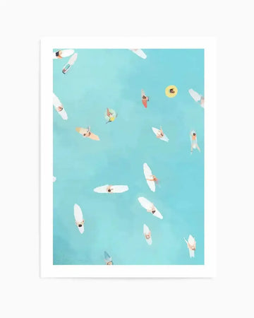 Past the Break II Art Print from Olive et Oriel where you can shop wallpaper and artworks online
