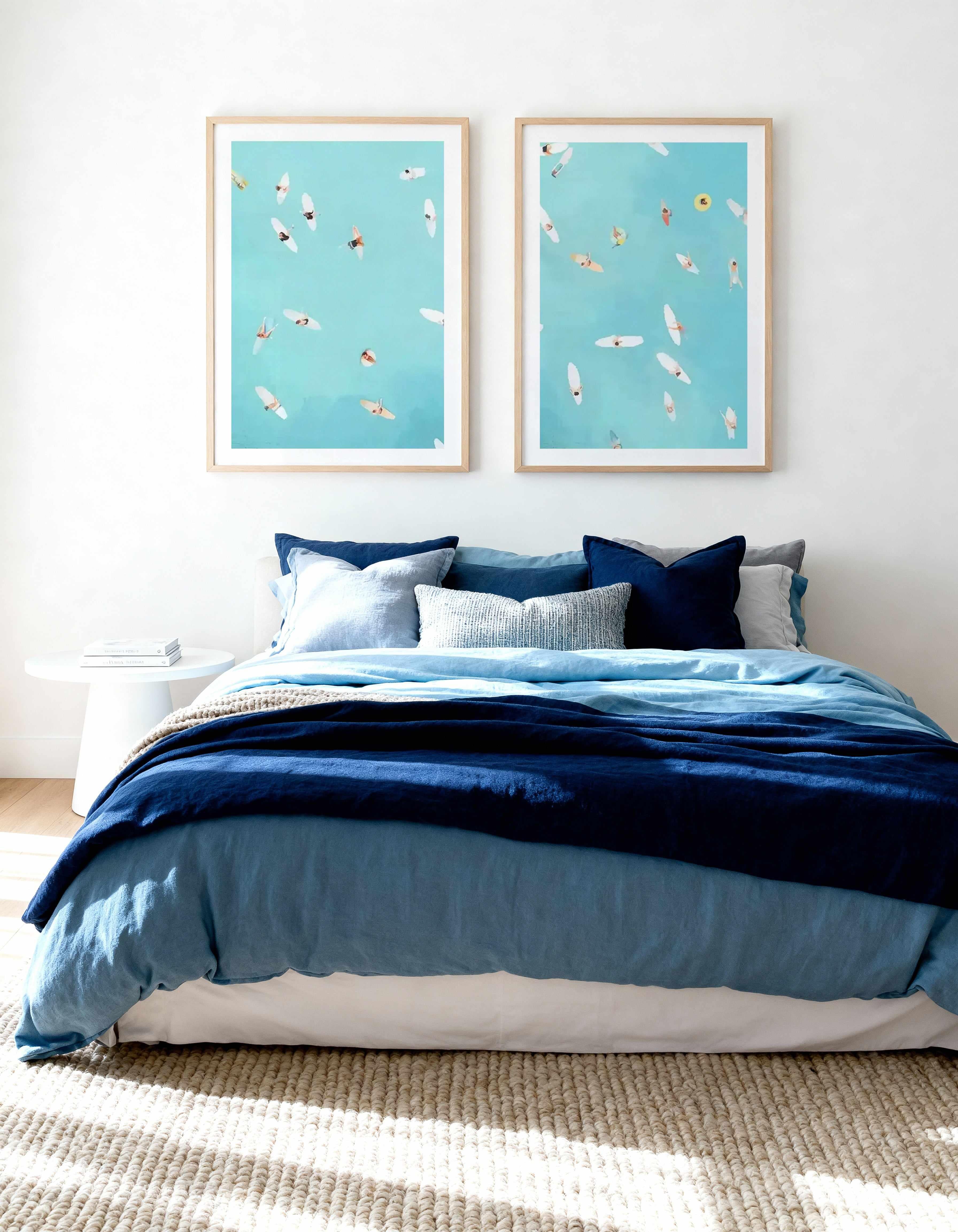 Past The Break I & II Art Print Set of 2 | Matching Wall Art