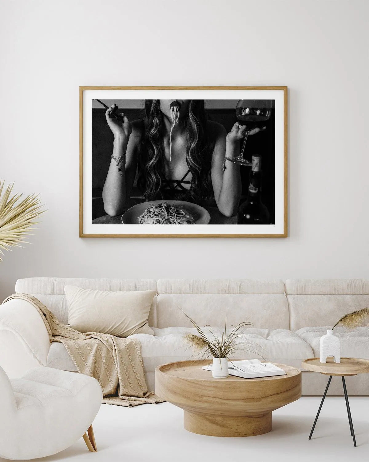 Pasta Night by Mario Stefanelli Art Print from Olive et Oriel where you can shop wallpaper and artworks online