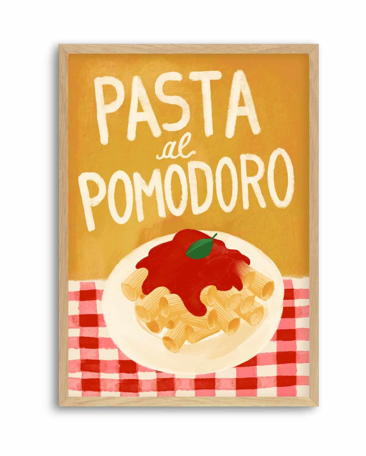 Pasta al Pamodoro by Marco Marella | Art Print from Olive et Oriel where you can shop wallpaper and artworks online