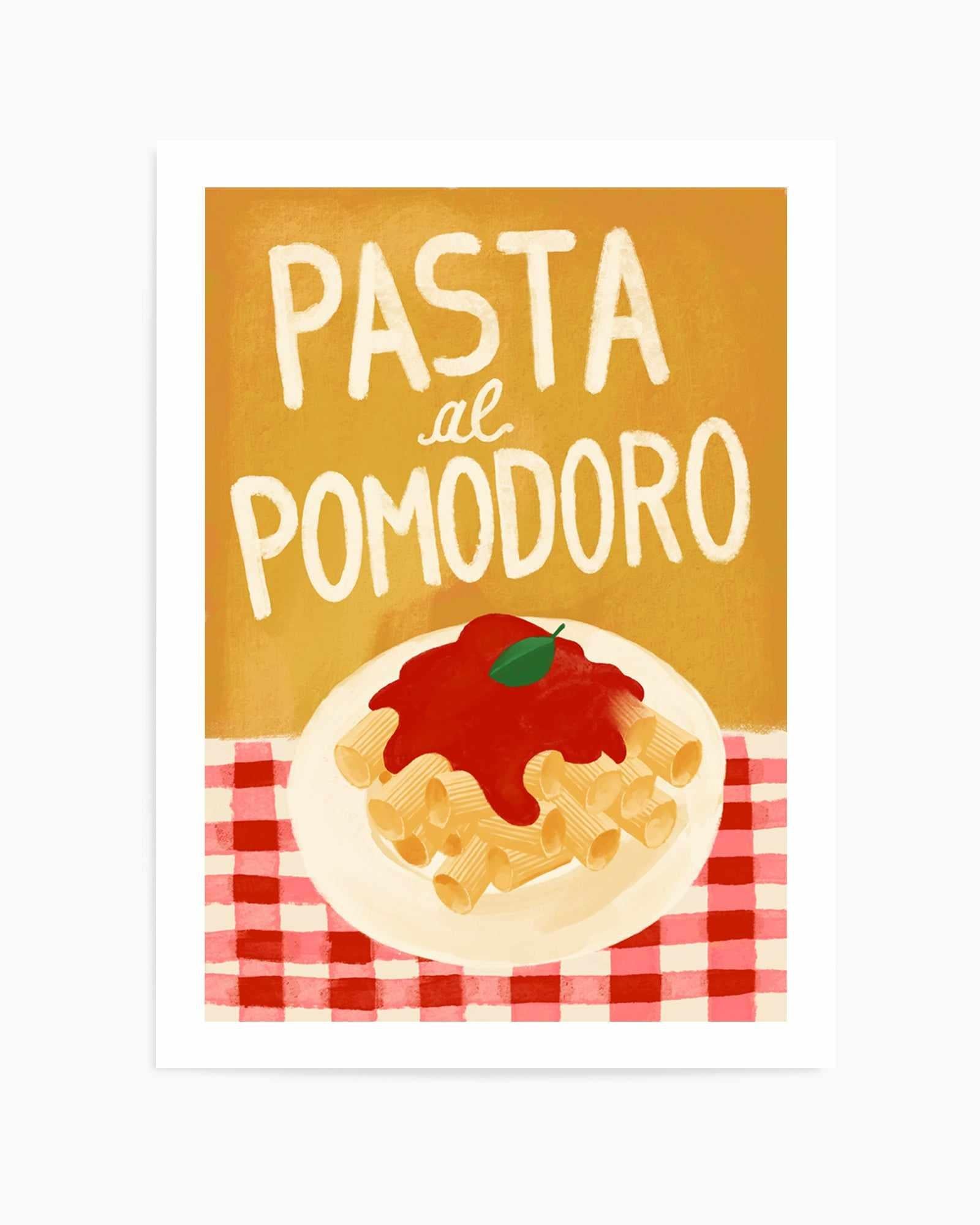Pasta al Pamodoro by Marco Marella | Art Print from Olive et Oriel where you can shop wallpaper and artworks online