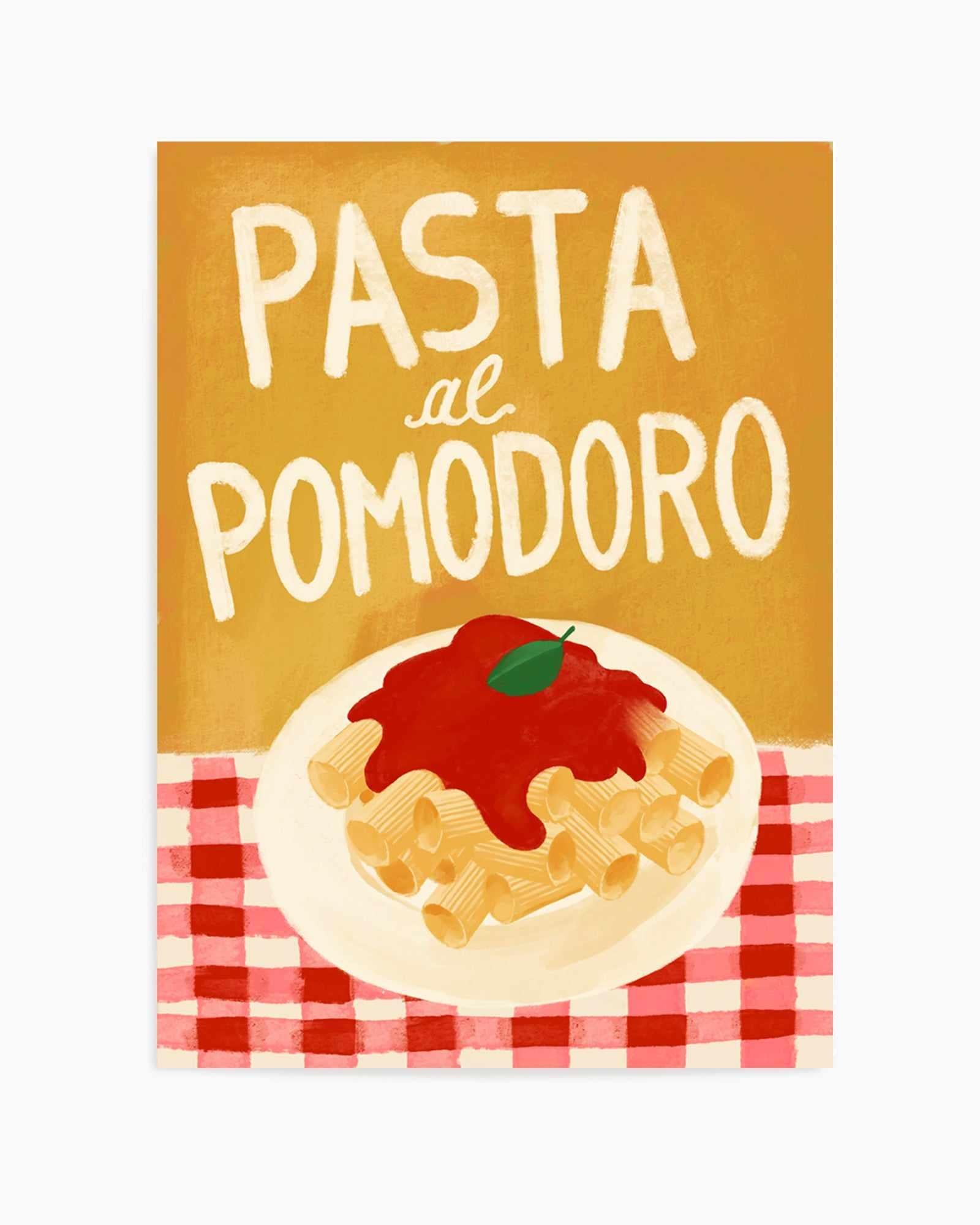 Pasta al Pamodoro by Marco Marella | Art Print from Olive et Oriel where you can shop wallpaper and artworks online
