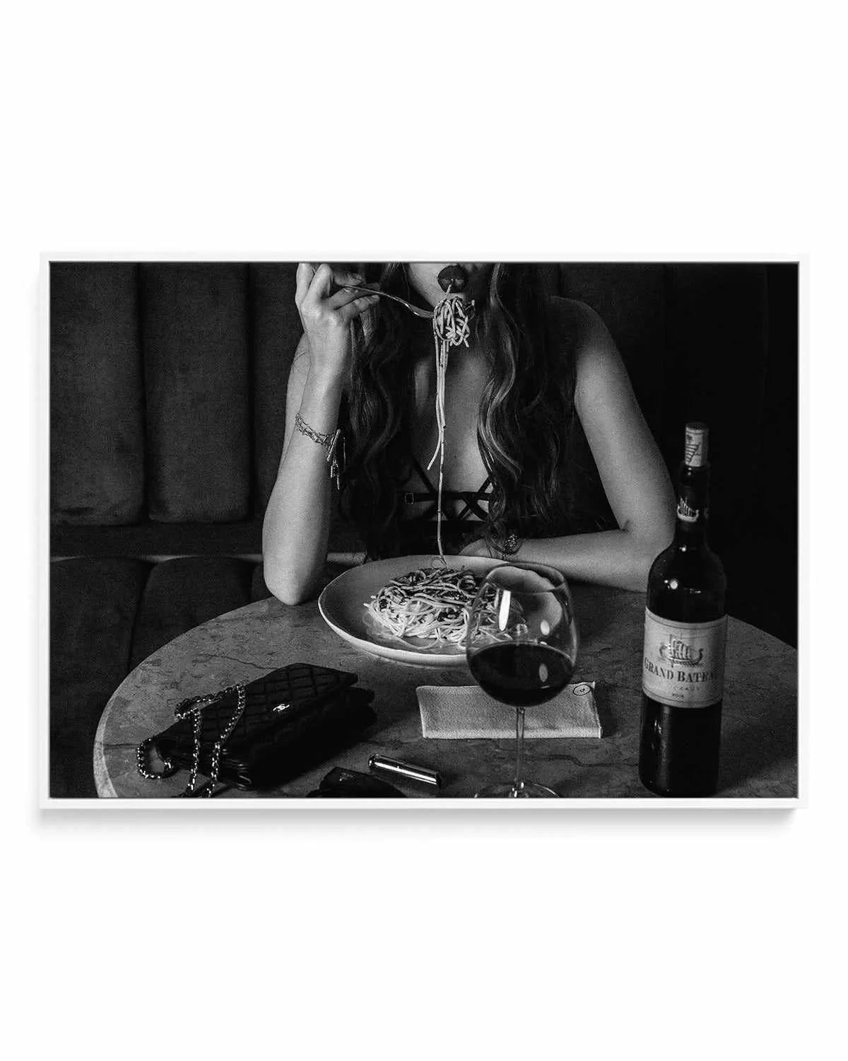 Pasta I by Mario Stefanelli | Framed Canvas Art Print from Olive et Oriel where you can shop wallpaper and artworks online