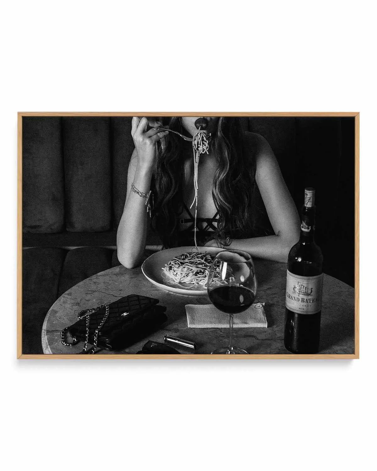 Pasta I by Mario Stefanelli | Framed Canvas Art Print from Olive et Oriel where you can shop wallpaper and artworks online