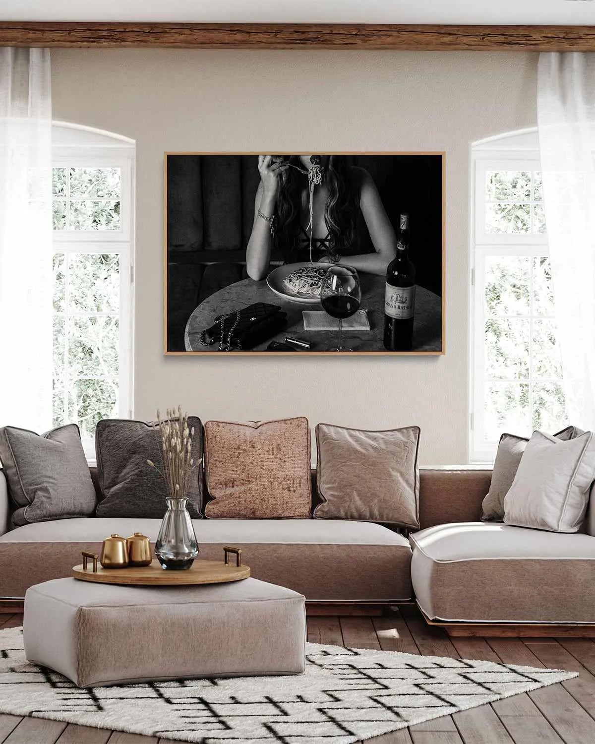 Pasta I by Mario Stefanelli | Framed Canvas Art Print from Olive et Oriel where you can shop wallpaper and artworks online