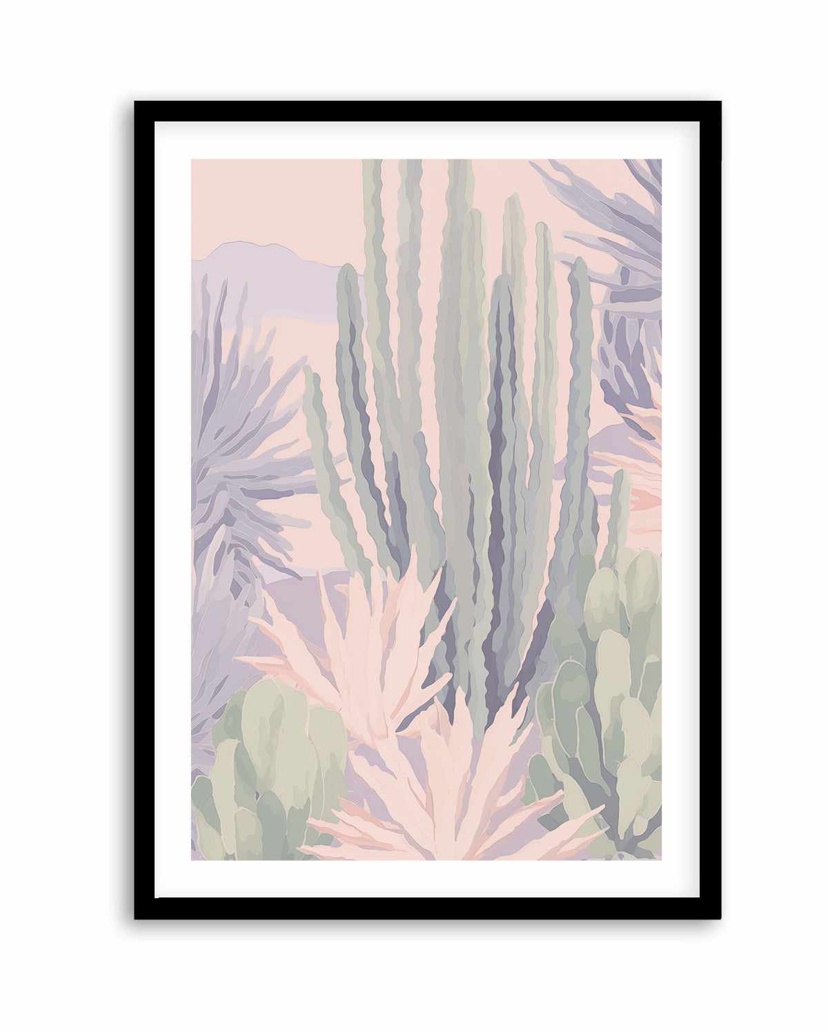 Pastel Cactus | Art Print