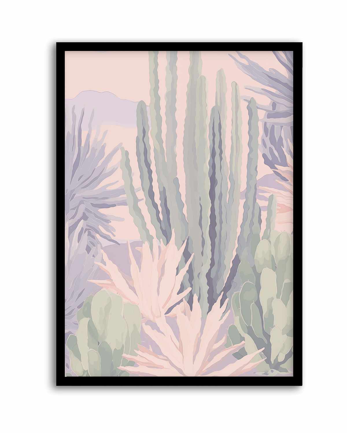 Pastel Cactus | Art Print