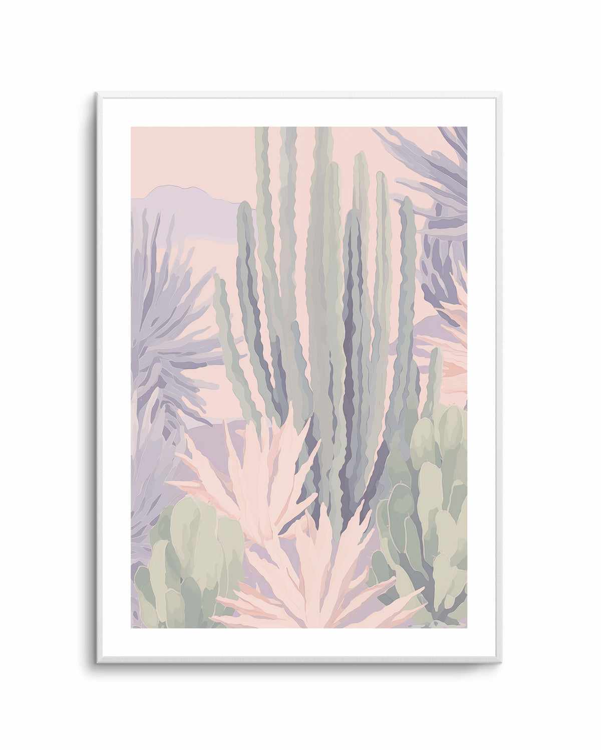 Pastel Cactus | Art Print