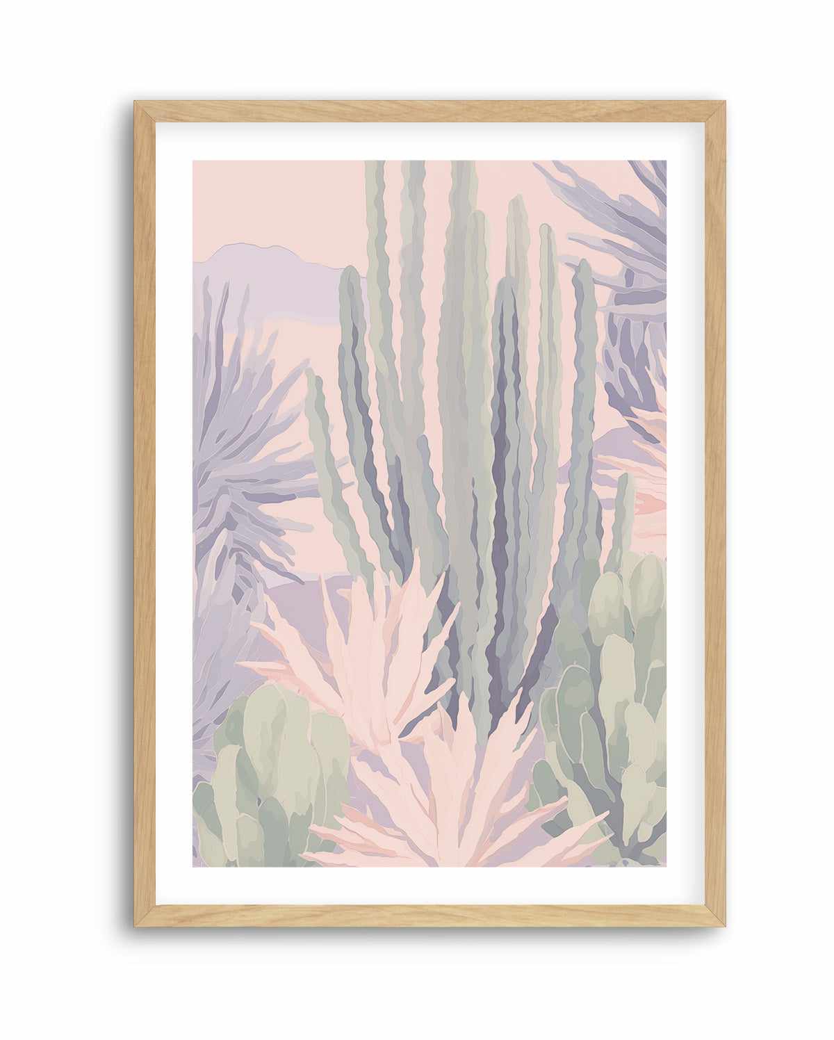 Pastel Cactus | Art Print