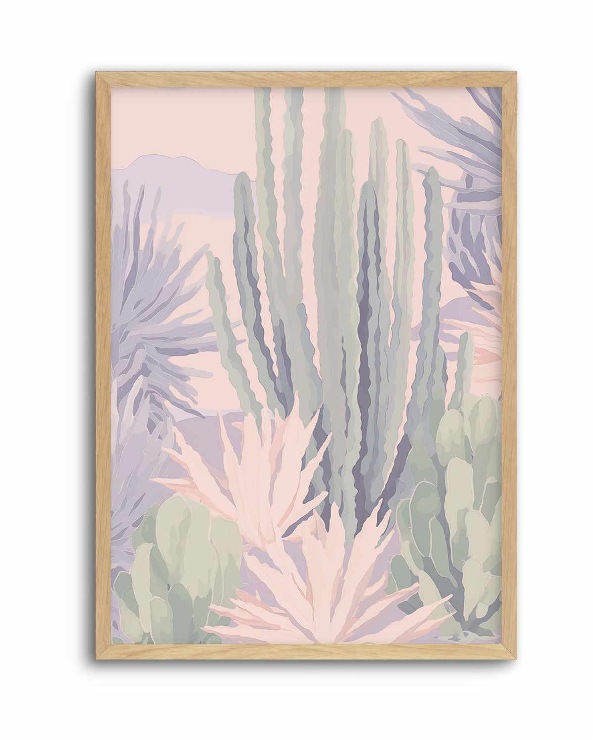 Pastel Cactus | Art Print