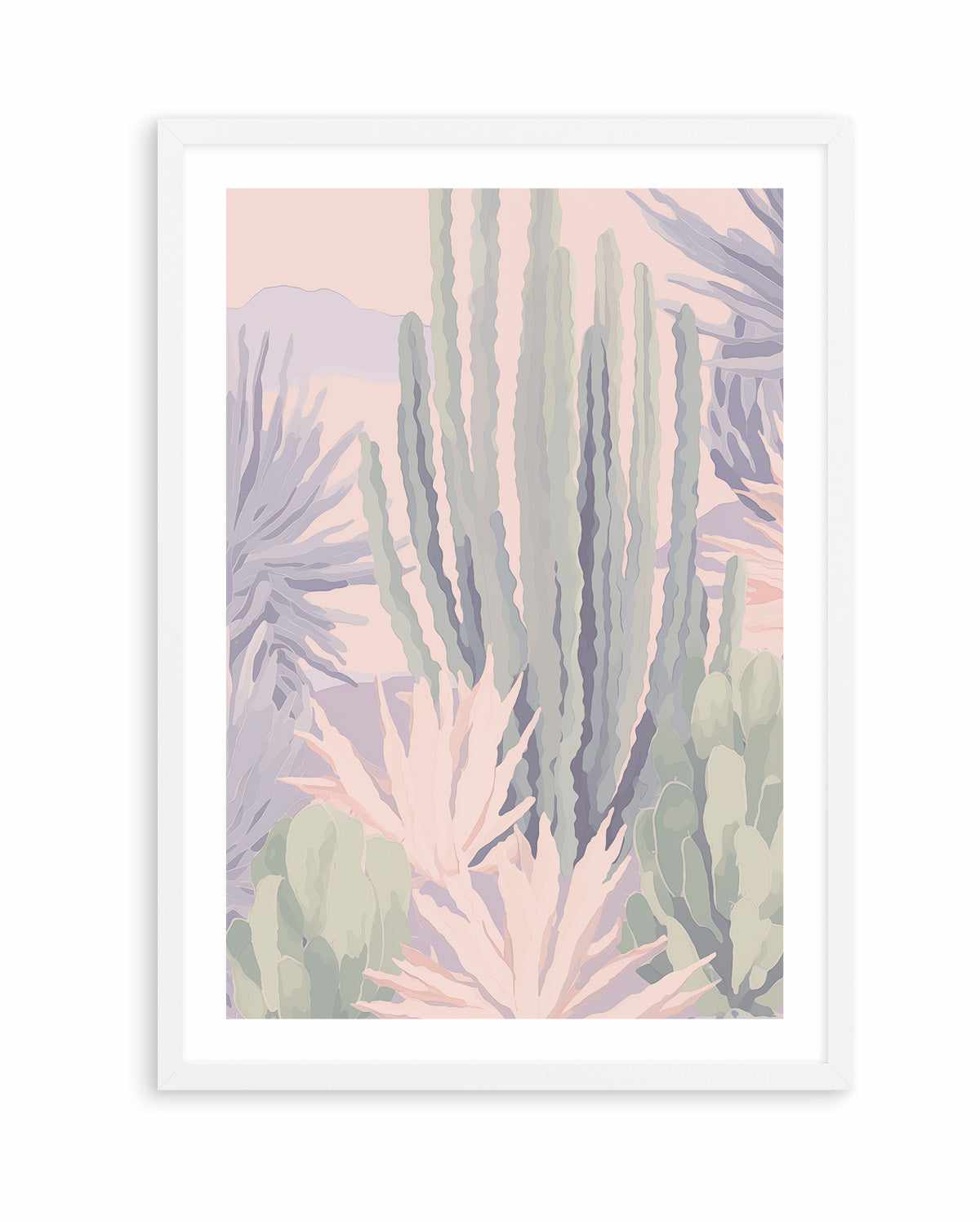 Pastel Cactus | Art Print