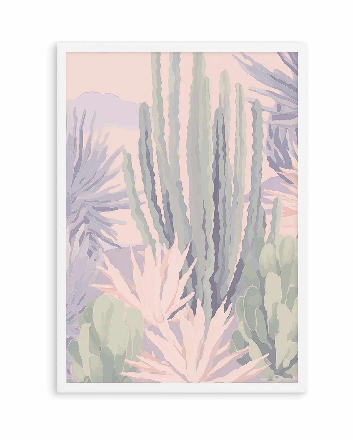 Pastel Cactus | Art Print