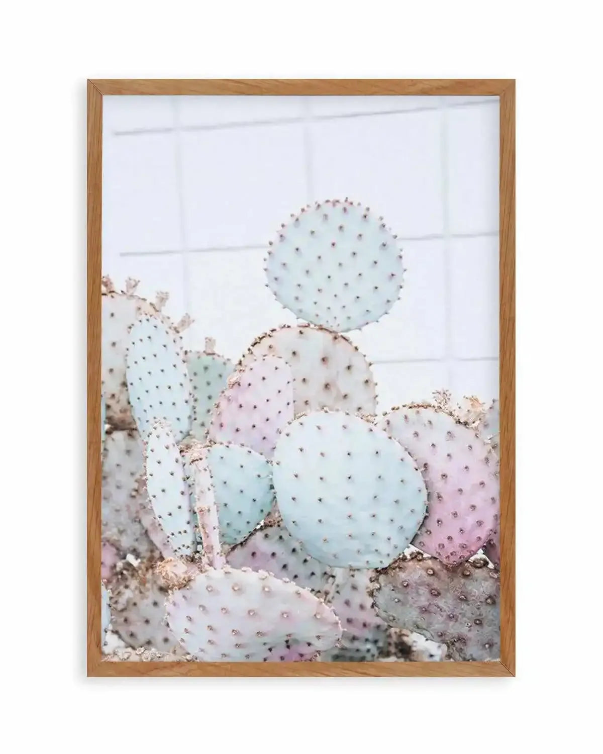 Pastel Cactus I Art Print from Olive et Oriel where you can shop wallpaper and artworks online
