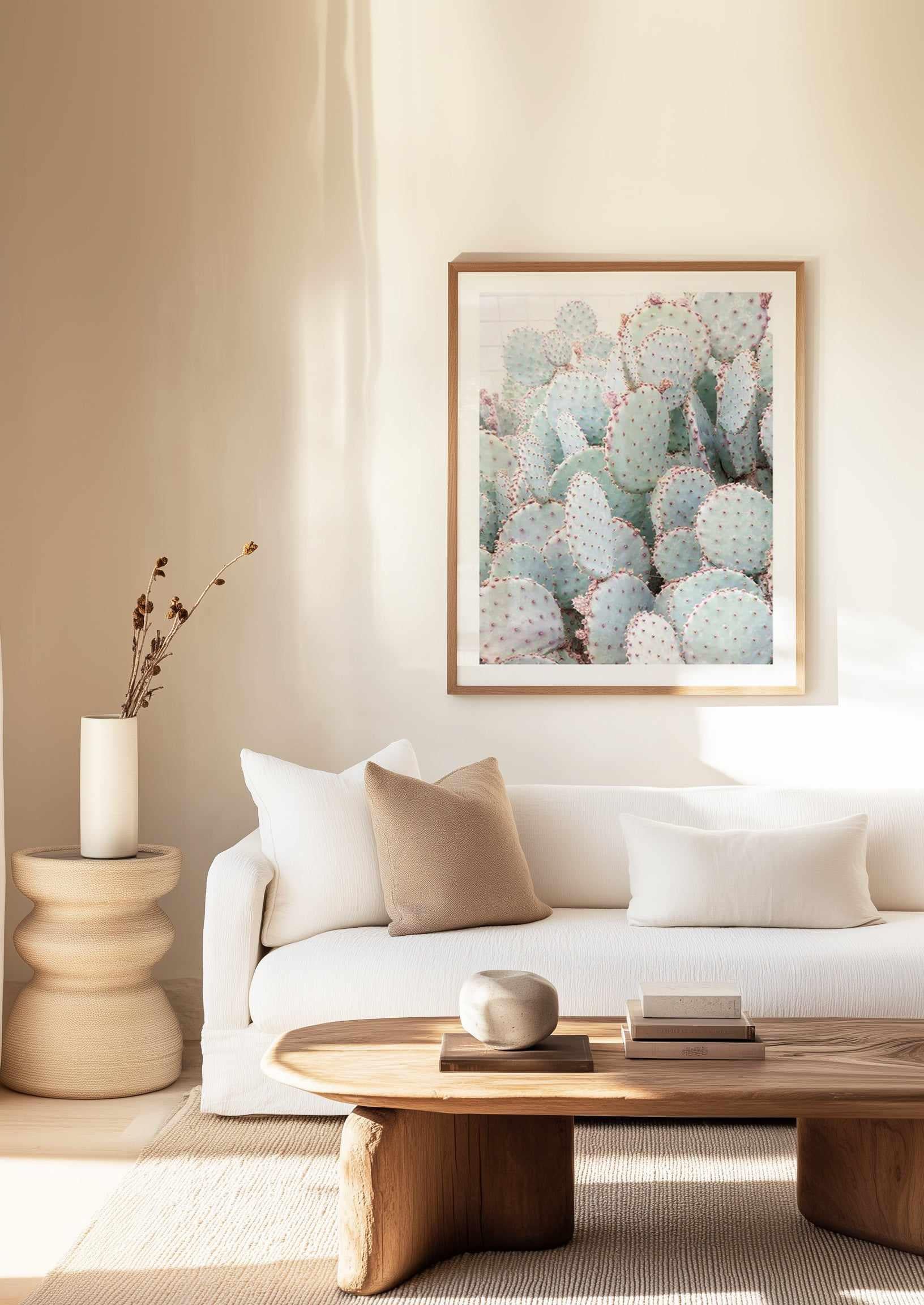 Pastel Cactus III Art Print