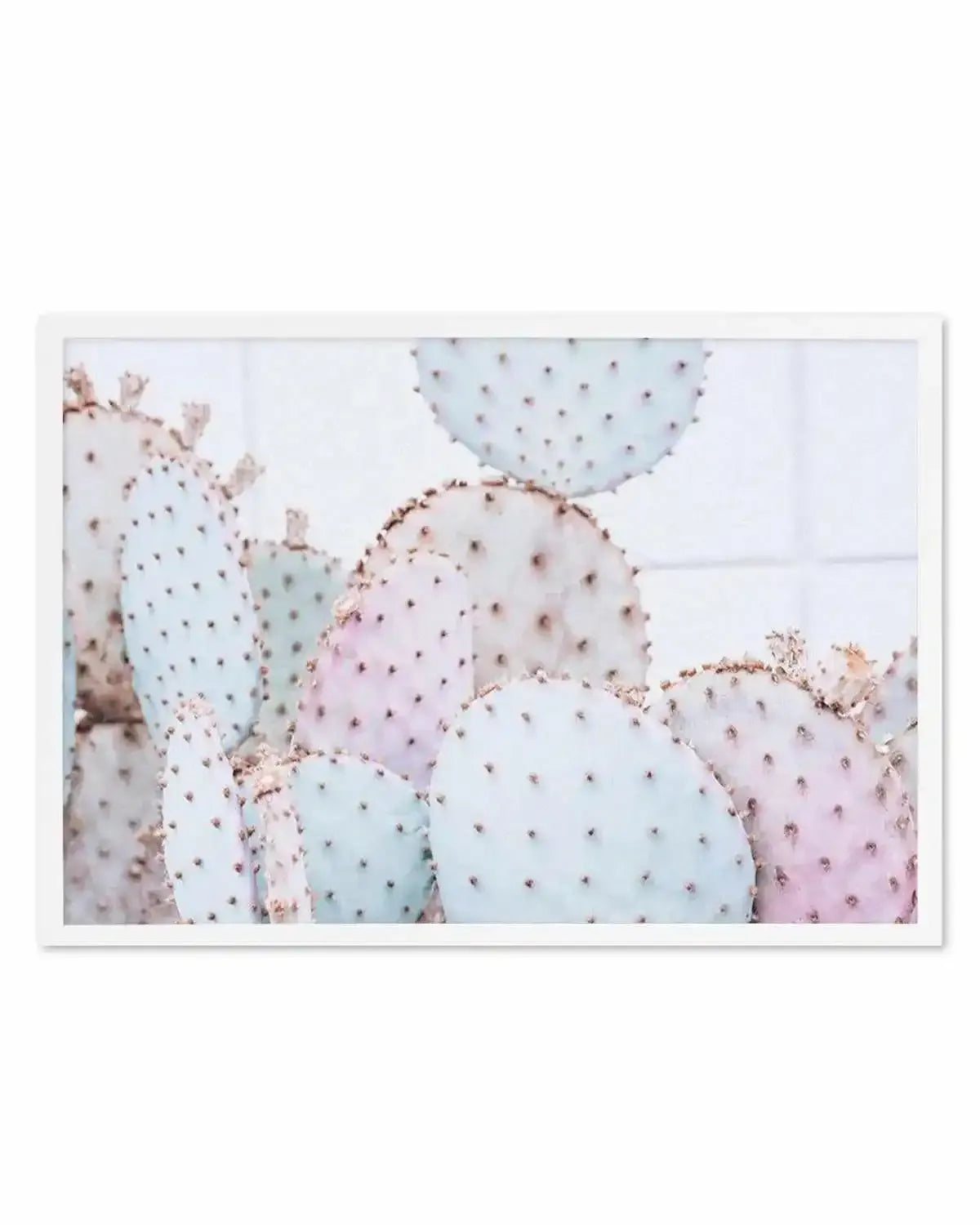 Pastel Cactus | LS Art Print from Olive et Oriel where you can shop wallpaper and artworks online