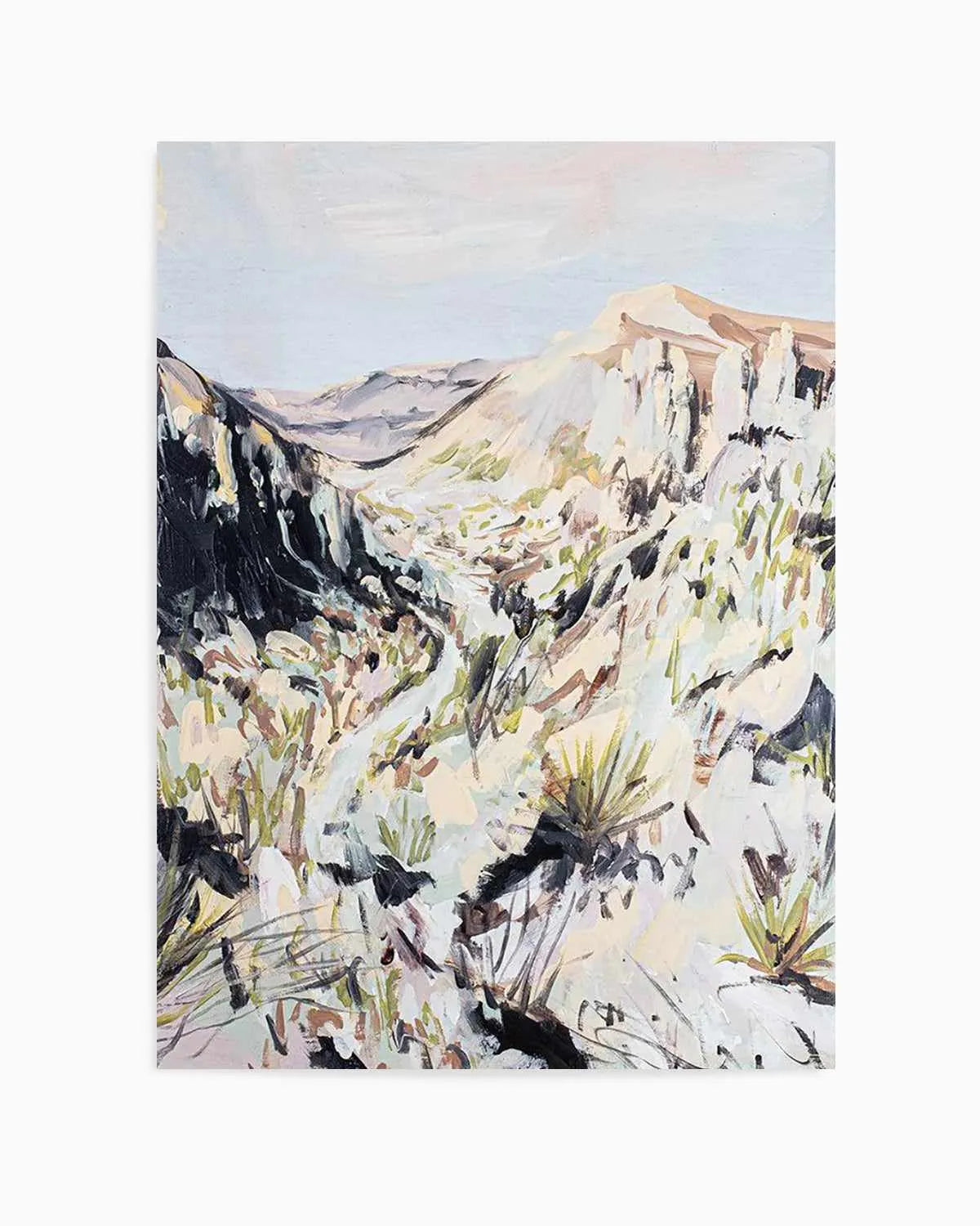 Pastel Desert by Meredith O'Neal Art Print from Olive et Oriel where you can shop wallpaper and artworks online