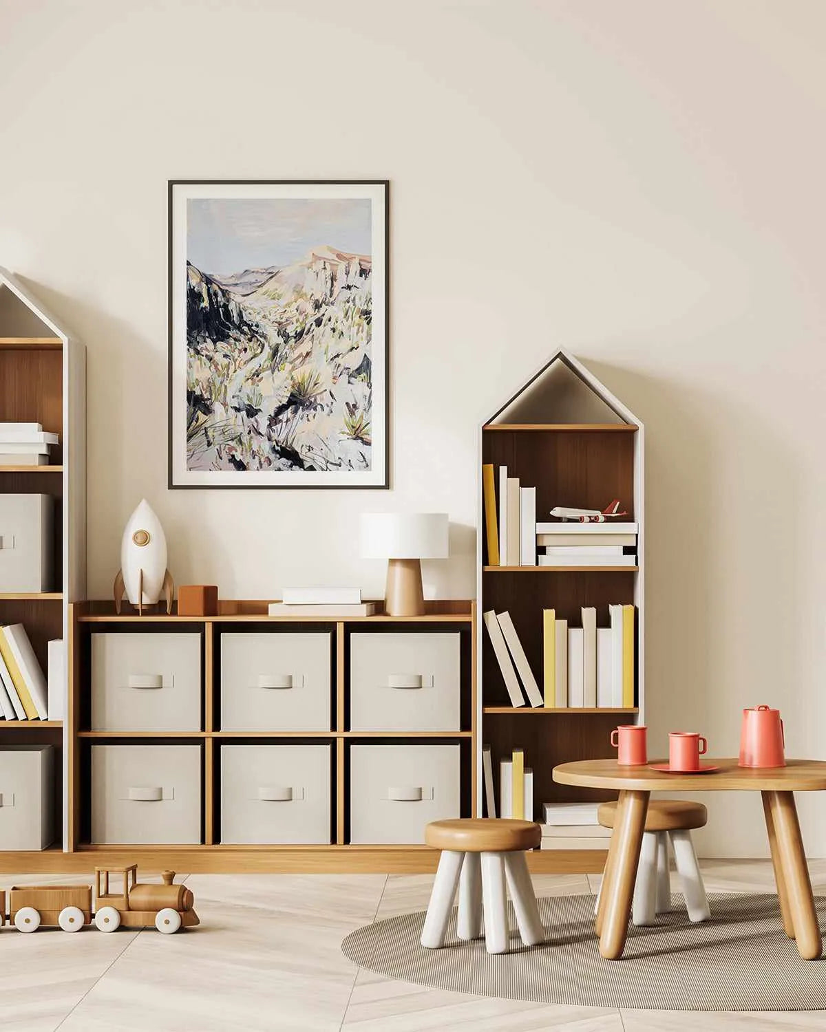 Pastel Desert by Meredith O'Neal Art Print from Olive et Oriel where you can shop wallpaper and artworks online