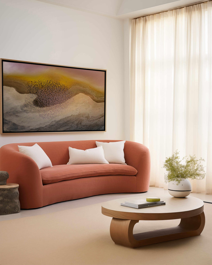 Pastel Earth by Phillip Chang | Panoramic Canvas Art Print from Olive et Oriel where you can shop wallpaper and artworks online