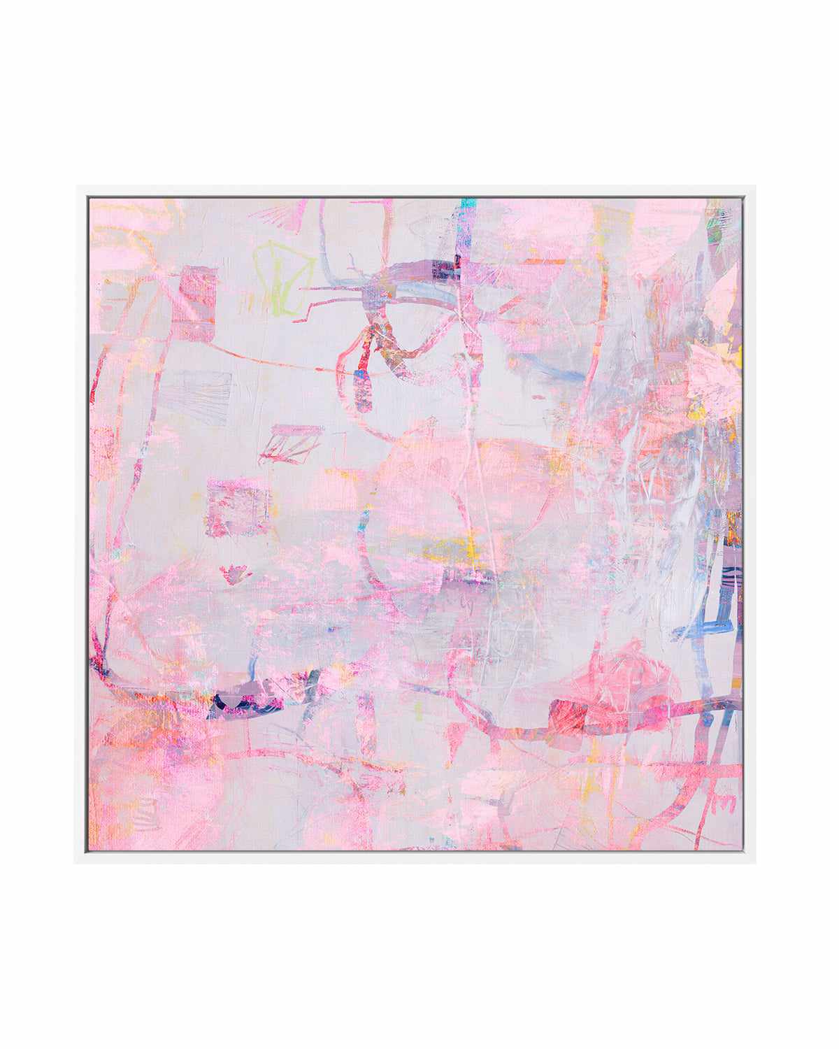 Pastel Glow by Antonia Tzenova | Framed Canvas Art Print