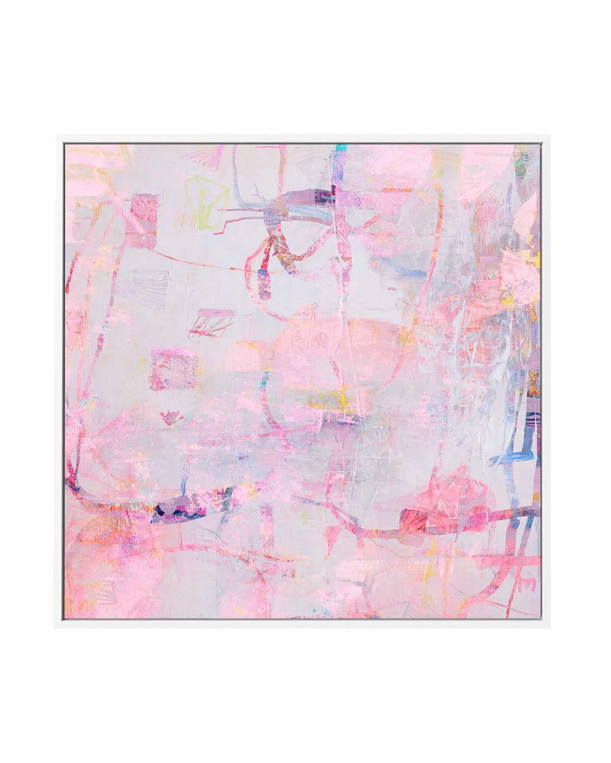 Pastel Glow by Antonia Tzenova | Framed Canvas Art Print from Olive et Oriel where you can shop wallpaper and artworks online