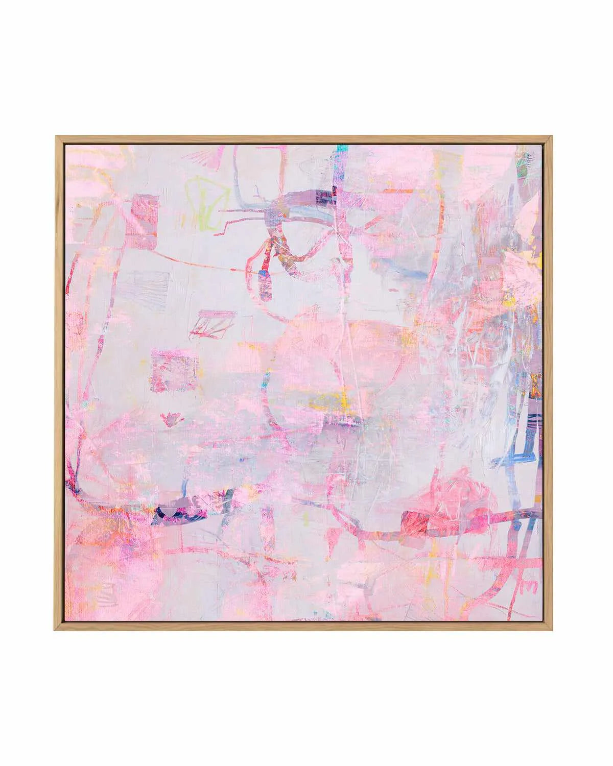 Pastel Glow by Antonia Tzenova | Framed Canvas Art Print from Olive et Oriel where you can shop wallpaper and artworks online