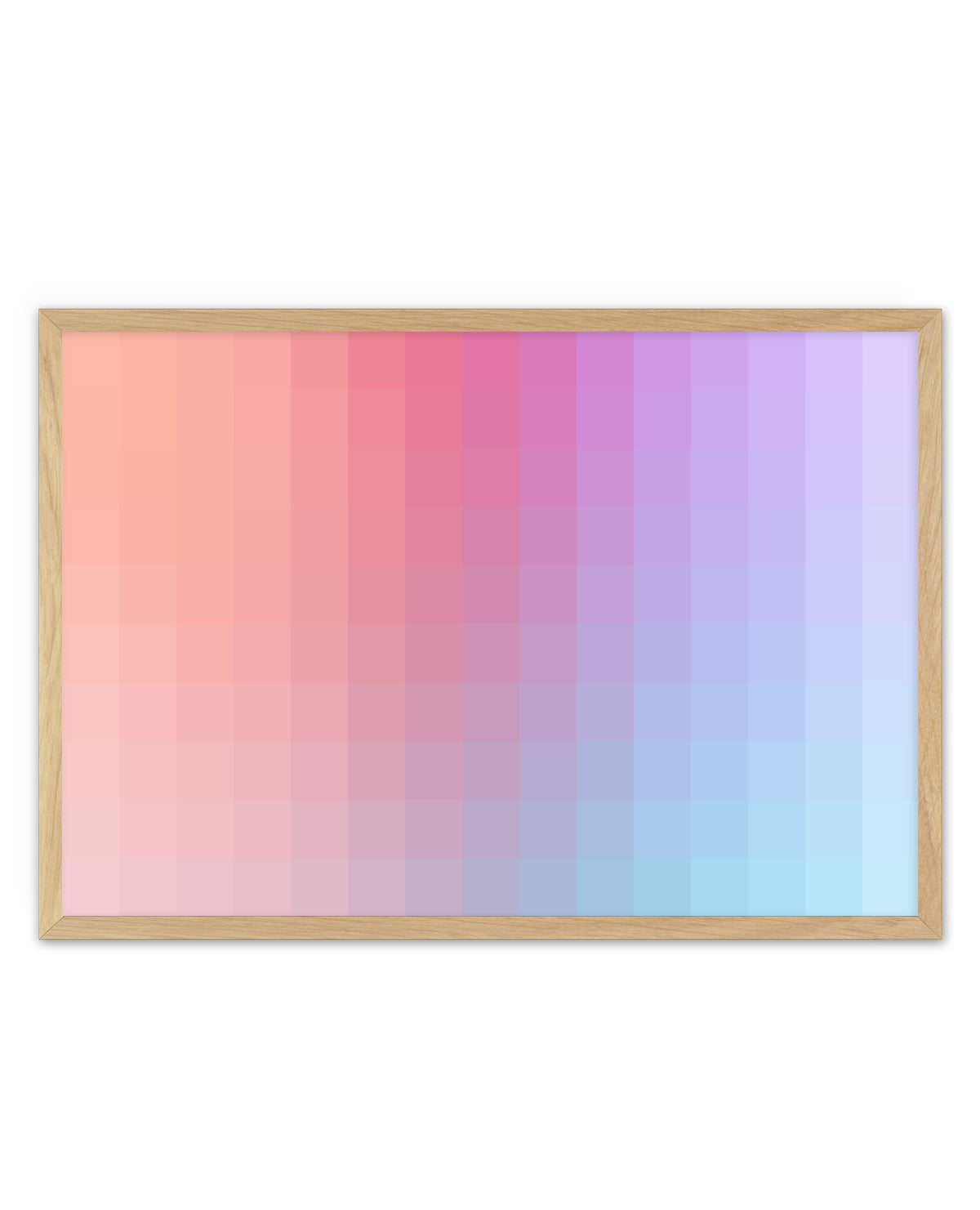 Pastel Gradient Blocks by amini54 | Art Print
