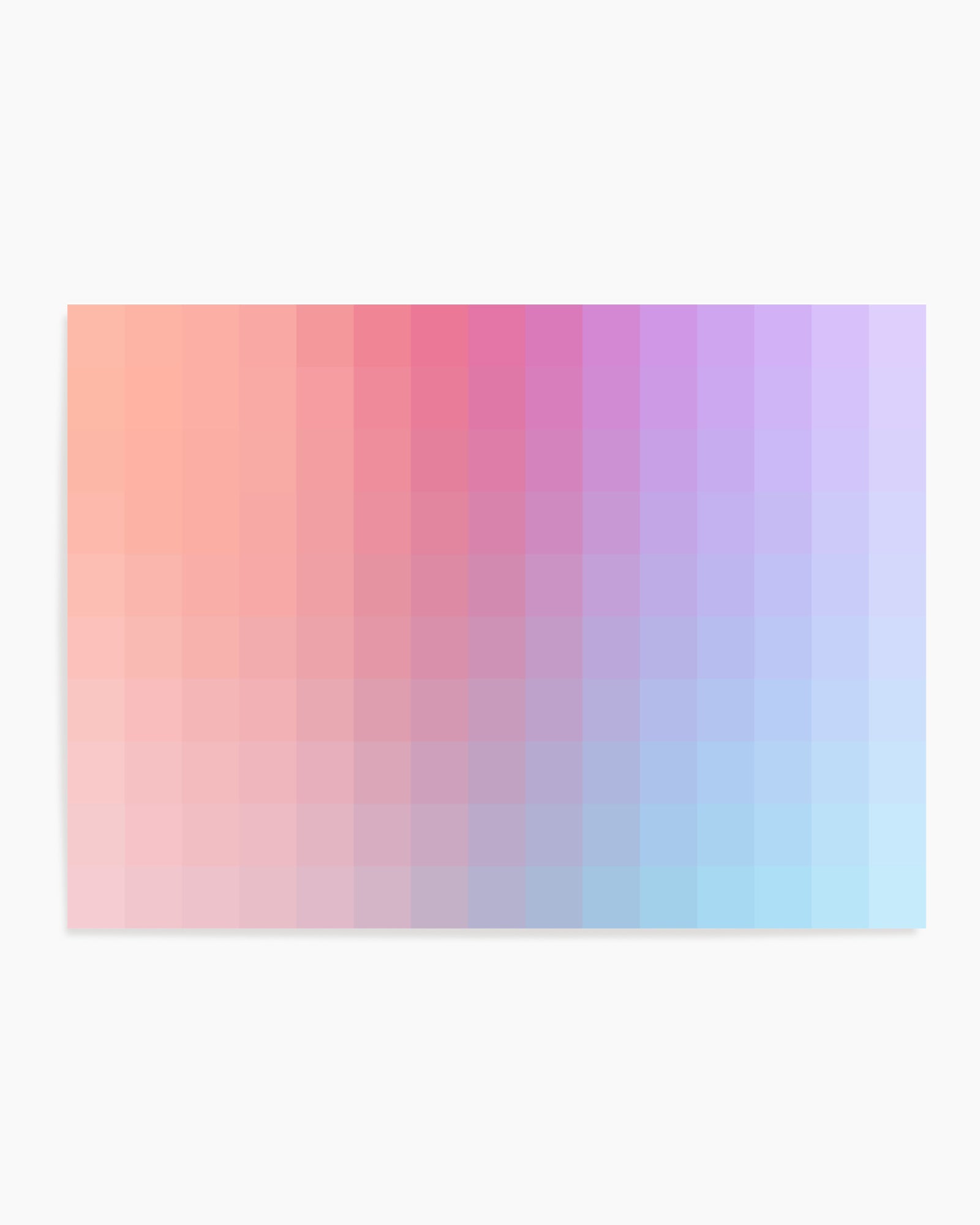 Pastel Gradient Blocks by amini54 | Art Print