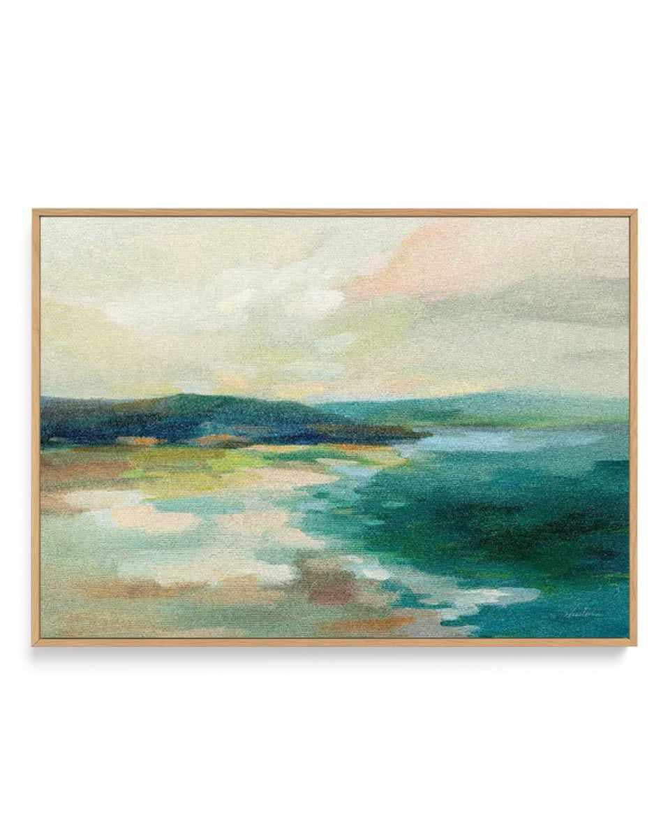 Pastel Lake | Framed Canvas Art Print from Olive et Oriel where you can shop wallpaper and artworks online