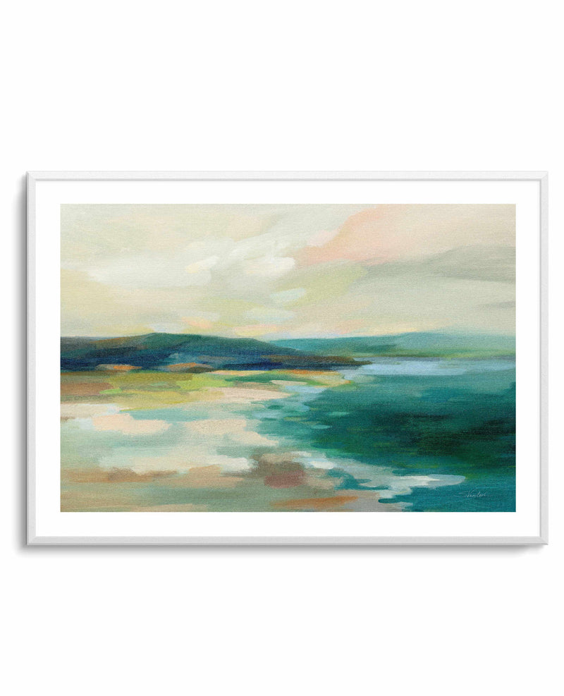 Pastel Lake Crop | Art Print from Olive et Oriel where you can shop wallpaper and artworks online