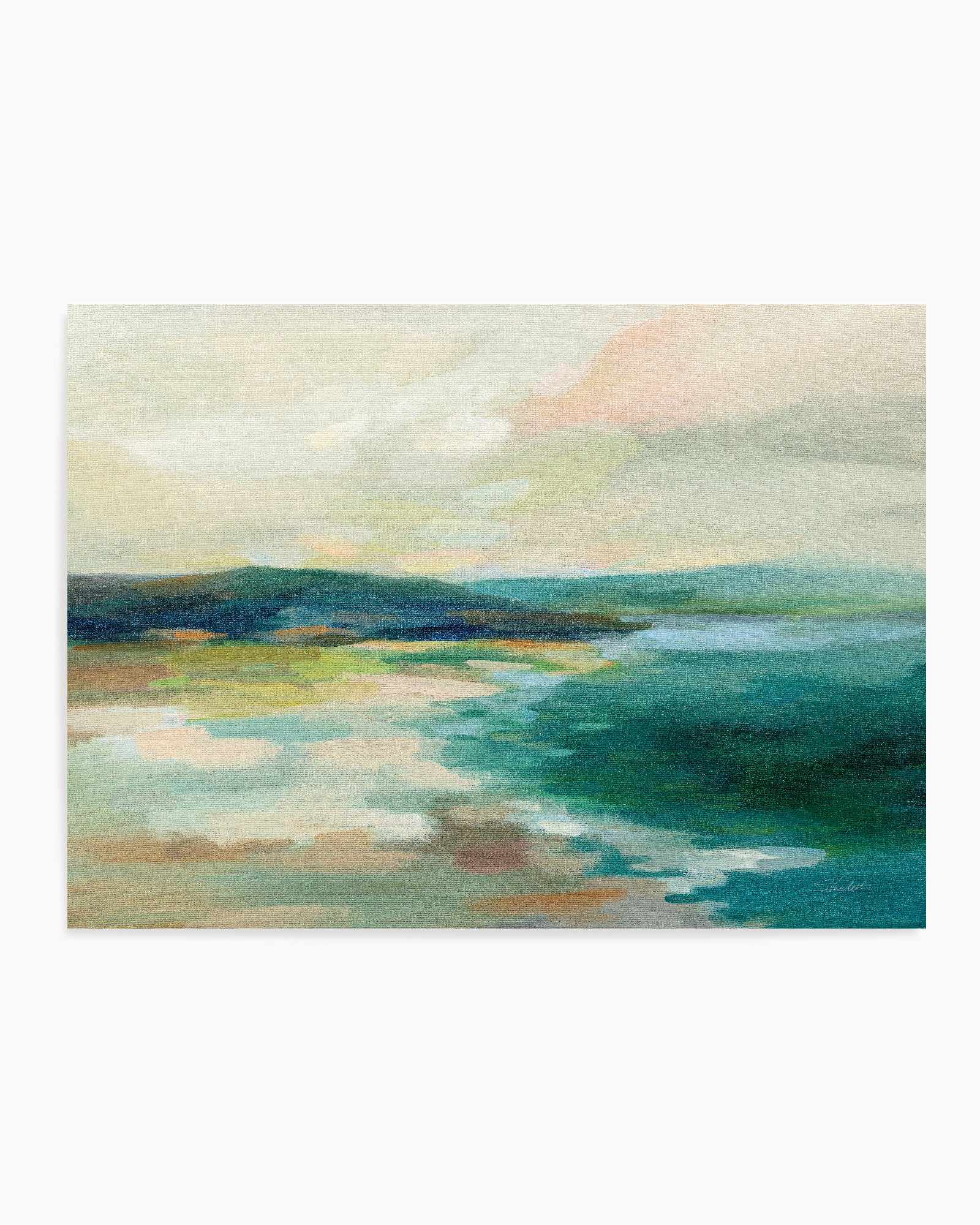 Pastel Lake Crop | Art Print