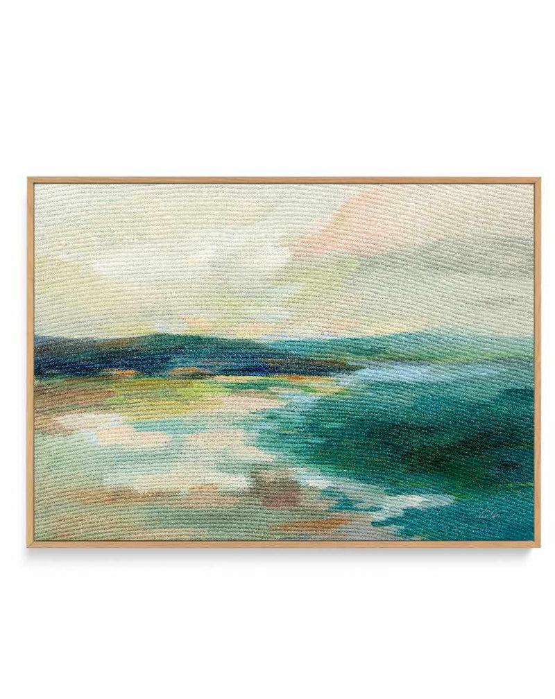 Pastel Lake | Framed Canvas Art Print