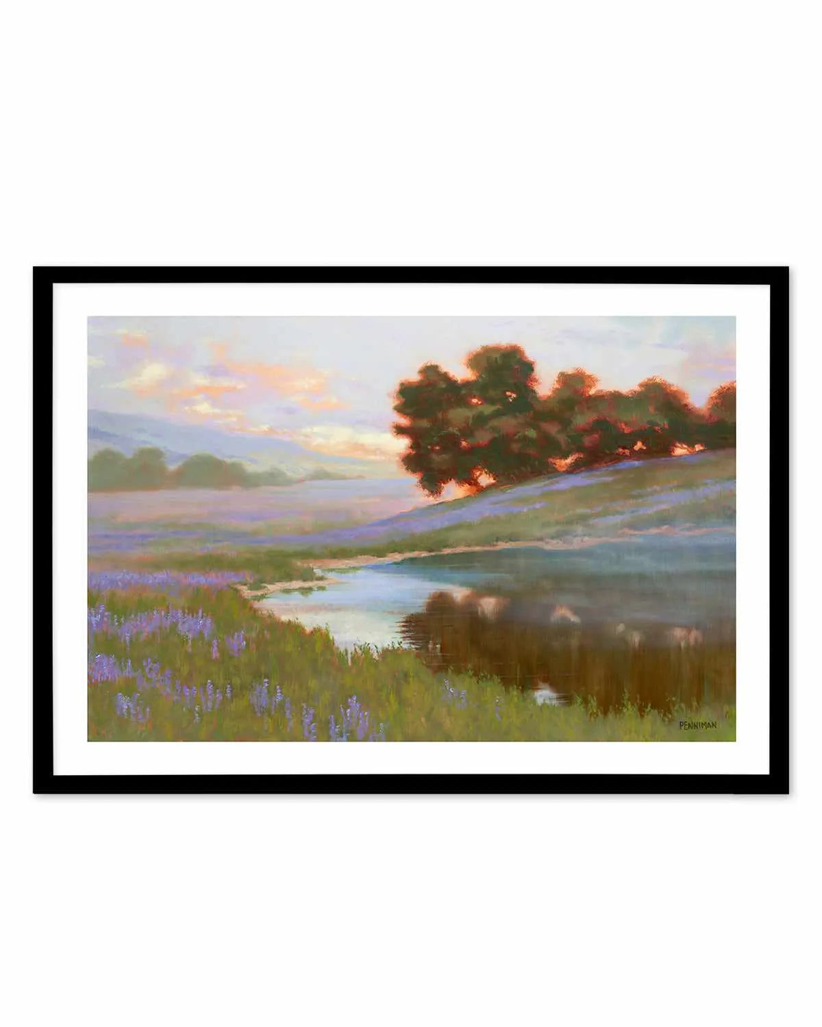 Pastel Lupin by Ed Penniman Art Print from Olive et Oriel where you can shop wallpaper and artworks online