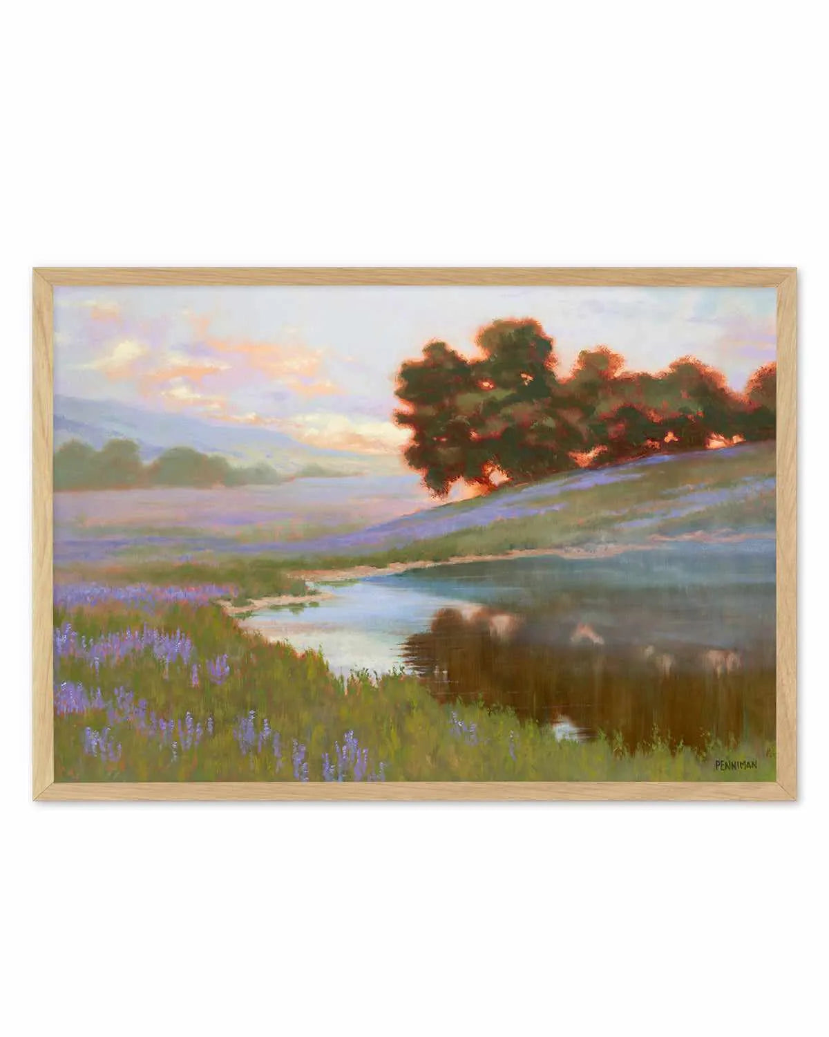 Pastel Lupin by Ed Penniman Art Print from Olive et Oriel where you can shop wallpaper and artworks online