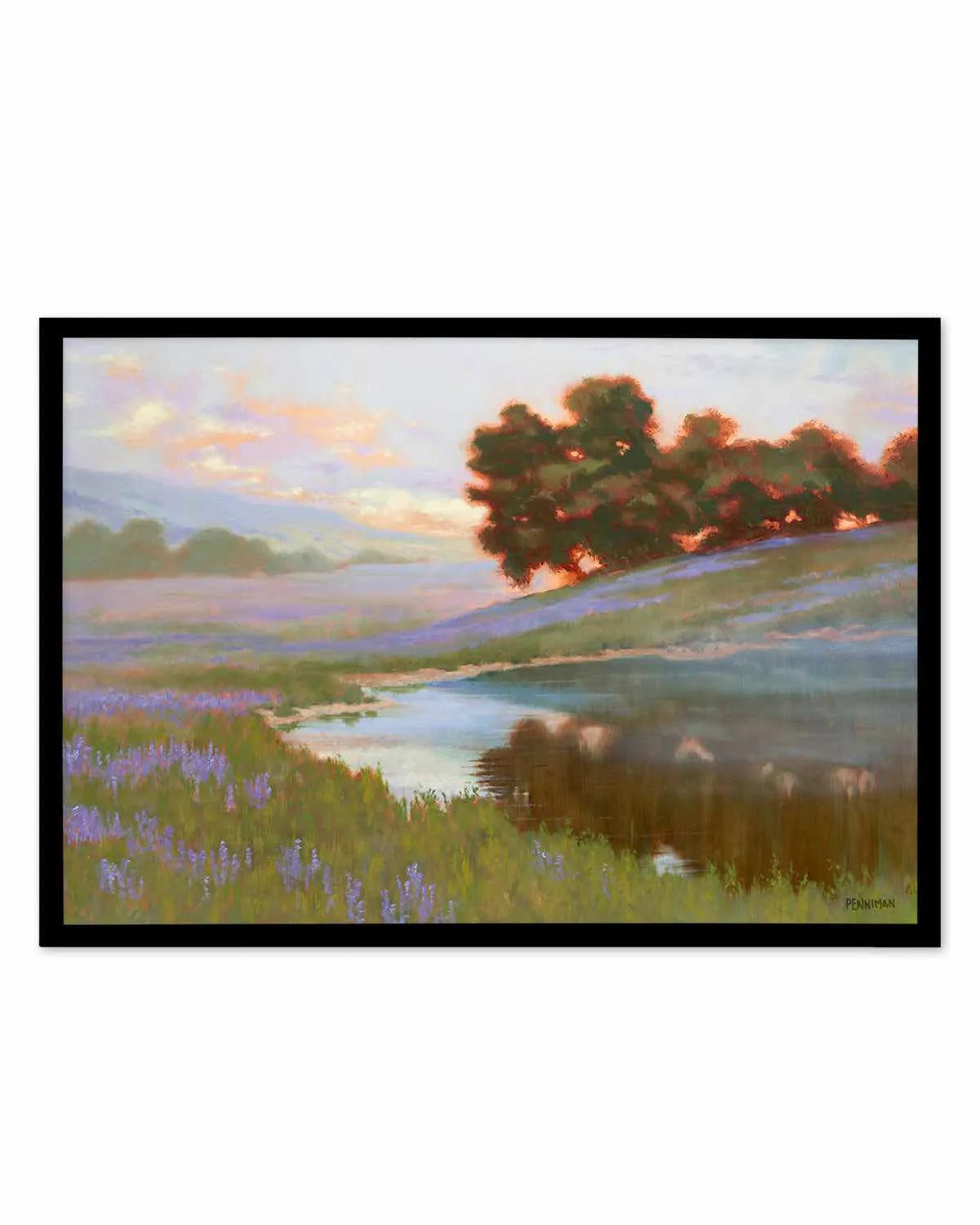 Pastel Lupin by Ed Penniman Art Print from Olive et Oriel where you can shop wallpaper and artworks online