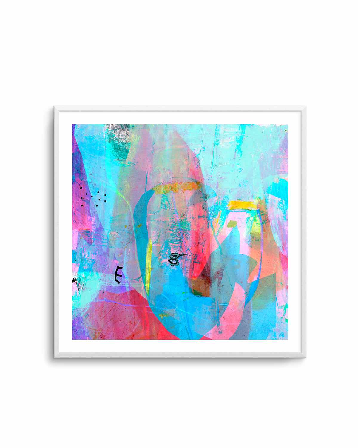 Pastel Neon I by Antonia Tzenova Art Print